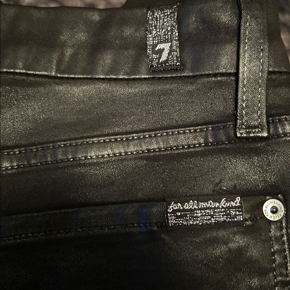 7 for all mankind coated jeans sz 32 - Picture 10 of 10